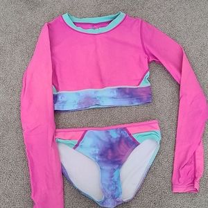Size 8 kids Jill 2 piece swim suit